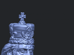 chess-the king 3D Print Model