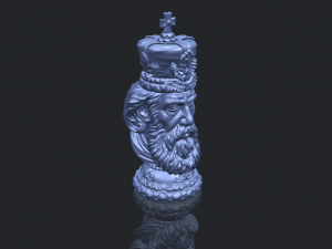 chess-the king 3D Print Model
