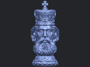 chess-the king 3D Print Model