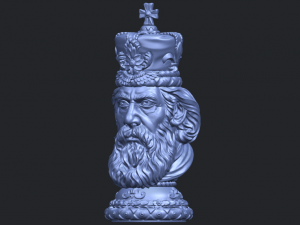 chess-the king 3D Print Model