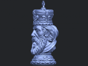 chess-the king 3D Print Model