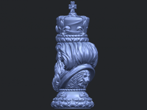 chess-the king 3D Print Model