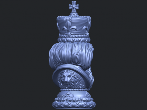 chess-the king 3D Print Model