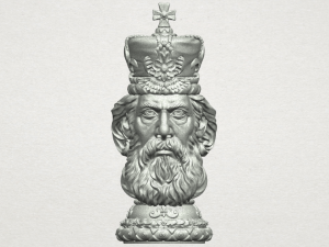 chess-the king 3D Print Model