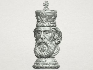 chess-the king 3D Print Model