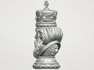 chess-the king 3D Print Model