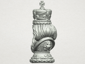 chess-the king 3D Print Model