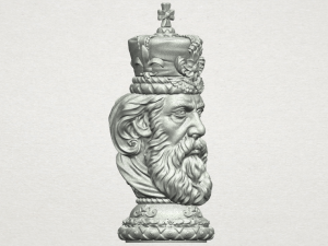 chess-the king 3D Print Model