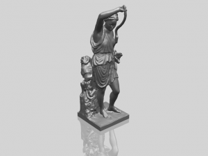 female warrior 3Dプリントモデル