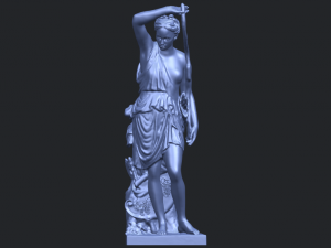 female warrior 3Dプリントモデル