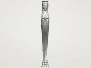 table leg 01 3D-Druckmodell