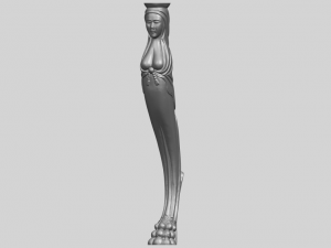 table leg 01 3D-Druckmodell