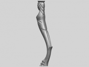 table leg 01 3D-Druckmodell