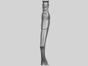 table leg 01 3D-Druckmodell
