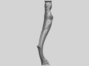 table leg 01 3D-Druckmodell
