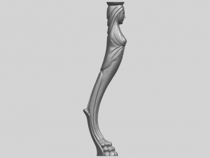 table leg 01 3D-Druckmodell