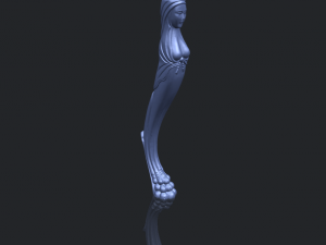 table leg 01 3D-Druckmodell