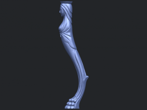 table leg 01 3D-Druckmodell