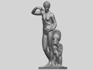 venus and angel 3D Print Model