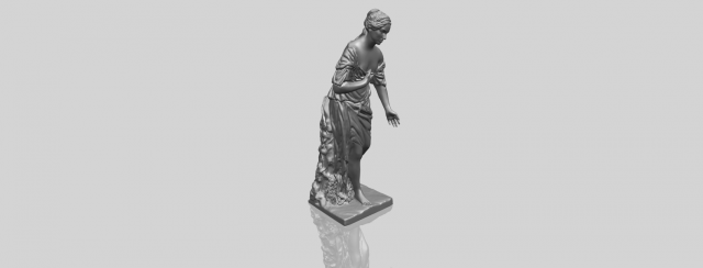 beautiful girl 04 3Dプリントモデル .c4d .max .obj .3ds .fbx .stl .blend 