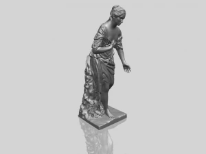 bella ragazza 04 Modello di stampa 3D