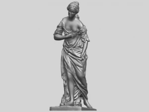 beautiful girl 04 3D Print Model