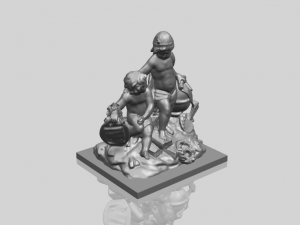 two kids 01 3D 打印模型