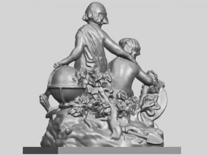 two kids 01 3D Print Model