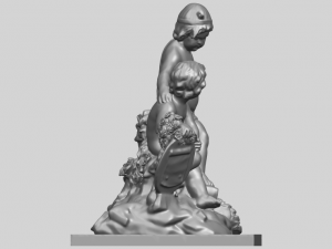 two kids 01 Modelo de Impressão 3D