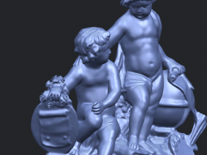 two kids 01 Modelo de Impressão 3D