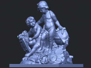 two kids 01 Modelo de Impressão 3D