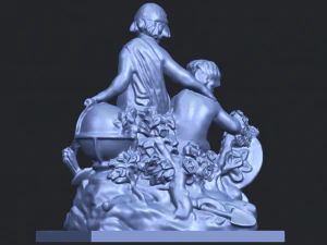 two kids 01 3D Print Model