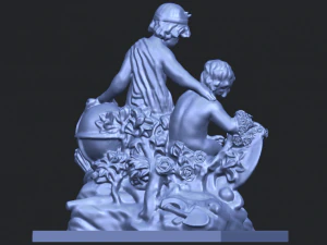 two kids 01 3D Print Model