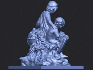two kids 01 3D Print Model