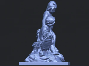 two kids 01 3D Print Model