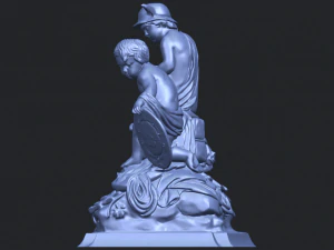two kids 02 3D Print Model