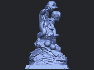 two kids 02 3D-Druckmodell