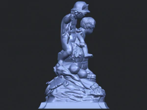 two kids 02 3D Print Model