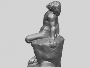 man and kid Modelo de Impressão 3D