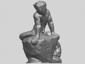 man and kid Modelo de Impressão 3D