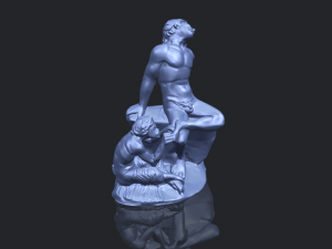 man and kid Modelo de Impressão 3D