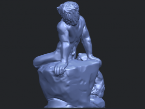 man and kid Modelo de Impressão 3D
