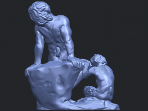 man and kid Modelo de Impressão 3D