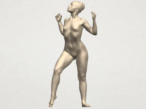 chica desnuda a01 Modelo de impresión 3D