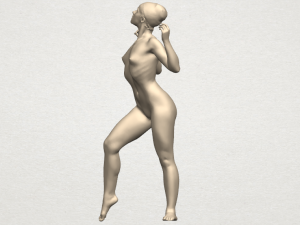 naked girl a01 Model Cetak 3D