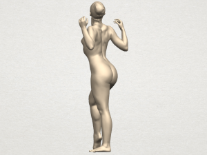 naked girl a01 Model Cetak 3D