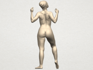 naked girl a01 Model Cetak 3D