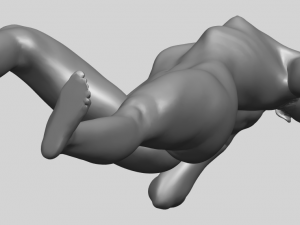 naked girl a01 Model Cetak 3D