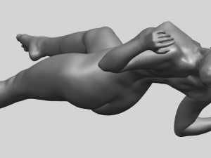 naked girl a01 Model Cetak 3D