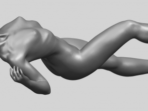 naked girl a01 Model Cetak 3D